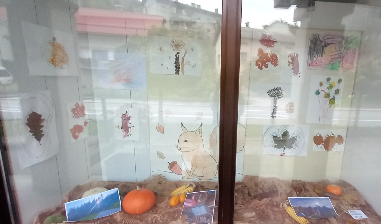 Jesen v knjižnici spodnja Idrija